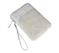 MQVQAUBST Sac à manches for tablette, adapté à l'iPad Pro 12.9 Air 11 13 pouces 2024 6-13.3 pouces, étui plat, accessoires de rangement(Light gray,6inch-8inch)