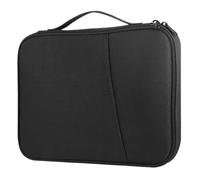 MQVQAUBST Sac à poignée étanche for ordinateur portable, étui adapté for Macbook Air 11 12 13 13.6 M4 M3 M2 iPad Pro 11, housse for tablette(Black,11-inch)