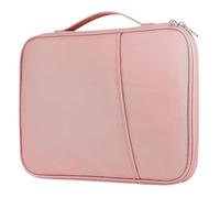 MQVQAUBST Sac à poignée étanche for ordinateur portable, étui adapté for Macbook Air 11 12 13 13.6 M4 M3 M2 iPad Pro 11, housse for tablette(Pink,13-inch)