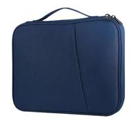 MQVQAUBST Sac à poignée étanche for ordinateur portable, étui adapté for Macbook Air 11 12 13 13.6 M4 M3 M2 iPad Pro 11, housse for tablette(Navy blue,13-inch)