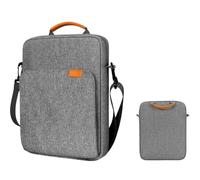 MQVQAUBST Sac de rangement Portable for tablette, adapté à Lenovo Tab P12 /M11/K11 Plus /P11 5G, pochette avec bandoulière(Light Gray,Tab K11 11")