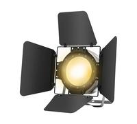 Mqwdxzfes Éclairage de scène LED 200 W, lumière de scène 2 en 1 avec porte de grange, projecteur de scène COB DMX PAR, projecteur de théâtre, lumière de spot extérieur pour événement, théâtre, bar, DJ