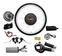 Mqwdxzfes Kit de conversion de vélo électrique de 28 ", moteur arrière 1000 W avec contrôleur 48 V, capteur PAS et levier de frein, moteur sans balais, kit de conversion pour vélo électrique, vélo de