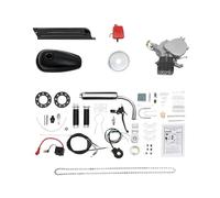 Mqwdxzfes Kit de moteur de vélo 100 cc 36 dents - Moteur à essence 2 temps pour vélo - Monocylindre - Kit de motorisation avec réservoir de 2 l - Pour VTT de 26 à 28 pouces - Jusqu'à 45 km/h