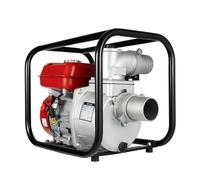 Mqwdxzfes Pompe à eau à essence 7,5 CV 196 cc 4 temps 60 m³/h Débit 28 m Hauteur de refoulement Pompe de jardin haute pression pour agriculture, irrigation, drainage, industrie