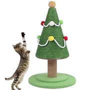MQXDNFDC Arbre à chat en bois avec centre d'activités pour chat - Arbre à chat vertical - Jouet pour animal domestique - Arbre de Noël vertical - Cadre d'escalade pour chat - Taille M (L)