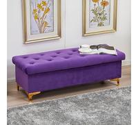 MQXDNFDC Banc ottoman de rangement en velours, banc de rangement rembourré de qualité supérieure, moderne, pour la maison, la chambre à coucher, le salon, le couloir, bancs à chaussures, bancs