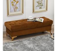 MQXDNFDC Banc ottoman de rangement en velours, banc de rangement rembourré de qualité supérieure, moderne, pour la maison, la chambre à coucher, le salon, le couloir, bancs à chaussures, bancs