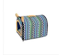 MQXDNFDC Cozy Niche pour chat, chiot, chaton - Lit pliable portable en forme de grotte - Lit anti-anxiété - Lit anti-anxiété - 60 x 47 x 45 cm