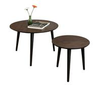 MQXDNFDC Ensemble de tables basses gigognes pour salon - Table basse ronde - Table d'appoint - Table d'appoint - Table basse - Table d'appoint - Table d'appoint intéressante