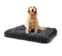 MQXDNFDC Lit en peluche douce pour chien avec motif tourbillon - M - 104 x 69 x 9 cm - Lavable - Oreiller apaisant pour chiens et chats