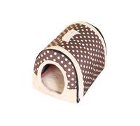 MQXDNFDC Niche confortable pour chien et chat - Niche antidérapante - Chaud et confortable - Avec fermeture éclair - Style D - 55 x 45 x 40 cm