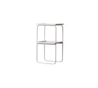 MQXDNFDC Petite table basse rectangulaire en métal table d'appoint bureau salon canapé petite table basse chambre à coucher table de chevet rangement table basse ModerCenter table pour salon (couleur