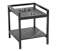 MQXDNFDC Table à thé pour salle d'échecs, machine à mahjong, étagère spéciale, peut être mobile de petite taille