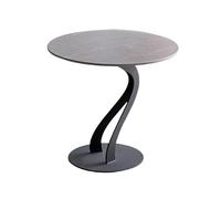 MQXDNFDC Table d'appoint mobile d'angle de luxe, table d'appoint de canapé, table d'appoint créative en panneau de roche, table ronde de balcon de loisirs, table basse simple, table de chevet, table