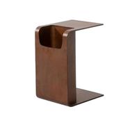 MQXDNFDC Table d'appoint mobile en bois en forme de C - Table d'angle mobile - Petite table simple - Table de chevet pour chambre à coucher - Table d'extrémité de canapé (couleur : B) (B)