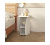 MQXDNFDC Table d'appoint rustique, table de chevet moderne et simple, armoire de rangement complète en métal, petite étagère de rangement, table d'extrémité pour salon (couleur : C, taille : 51 x 47 x