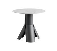 MQXDNFDC Table d'appoint, table d'appoint ronde, cadre en métal, support de maison, salon, canapé, petite table d'extrémité, chambre à coucher, table de chevet, décoration de bureau, table basse