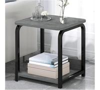MQXDNFDC Table d'appoint, table de chevet industrielle rétro, table de chevet, table basse à 2/3/4 niveaux, convient pour salon, chambre à coucher, balcon, jardin, cadre stable, assemblage facile,