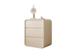 MQXDNFDC Tables d'appoint pour chambre à coucher, table de chevet de style crème, chambre à coucher, maison moderne, simple, meuble de rangement à trois couches, table d'appoint de lit (couleur : 1,