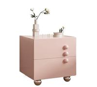 MQXDNFDC Tables d'appoint pour chambre à coucher, table de chevet en bois massif, style italien, minimaliste, armoire de rangement pour chambre à coucher, table de chevet simple, petite table