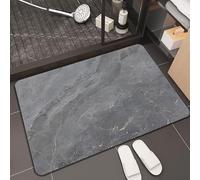 MQXDNFDC Tapis Salle de Bain Antidérapant, Tapis de Bain Diatomite Super Absorbant, Tapis Douche Séchage Rapide, Tapis Grande Taille .Motifs en marbre Grande variété de Designs, Dimensions personnali