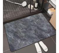 MQXDNFDC Tapis Salle de Bain Antidérapant, Tapis de Bain Diatomite Super Absorbant, Tapis Douche Séchage Rapide, Tapis Grande Taille .Motifs en marbre Grande variété de Designs, Dimensions personnali