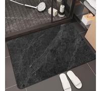 MQXDNFDC Tapis Salle de Bain Antidérapant, Tapis de Bain Diatomite Super Absorbant, Tapis Douche Séchage Rapide, Tapis Grande Taille .Motifs en marbre Grande variété de Designs, Dimensions personnali