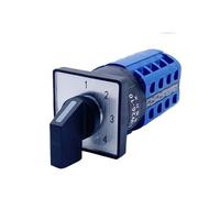 MQXFCZUX 1-4 Positions Change-Over Selector 4-Section LW26-10/4 Multi-Channel Selection Power Combination 10A Rotary Cam Switch