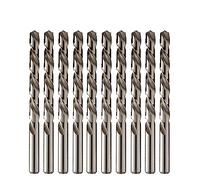 MQXFCZUX 10PCS 0.5mm-12mm Left Hand Drill Bits HSS M2 Reverse Twist Drill Bit (Size : 10.5mm) MQXFCZUX