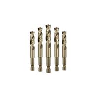 MQXFCZUX 10PCS 2mm-13mm M35 HSSCO Cobalt Drill Bits HSS Twist Hex Quick Change Pilots Point Stub Drill Bit for Stainless Steel(3.5mm 10pcs) MQXFCZUX