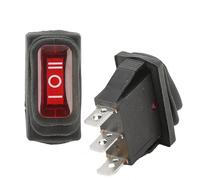 MQXFCZUX 1Pcs KCD3 Rocker Light Switch 3 Pin on-Off-on 12V Red no Light