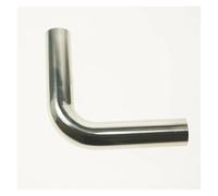 MQXFCZUX 45mm O/D 304 Stainless Steel Weld 90 Degree Elbow Tube Butt Pipe Fitting Straight Pipe Length 100mm