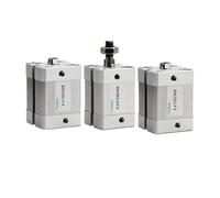 MQXFCZUX ADN25*10/15/20/25/30/45/50/80/90/100-A-P-A Male Female Double Action ADN Smal Lsquare Air Pneumatic Cylinder(ADN25x5,External Thread) MQXFCZUX