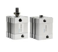 MQXFCZUX ADN40*10/15/20/25/30/45/50/80-A-P-A Male Female Double Action ADN Smal Lsquare Air Pneumatic Cylinder(ADN40x60,External Thread) MQXFCZUX