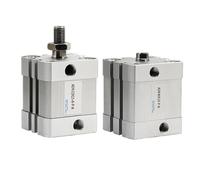 MQXFCZUX ADN40*5/10/15/20/25/30/45/50/60/70/80/90/100-A-P-A Male Female Double Action ADN Smal Lsquare Air Pneumatic Cylinder(ADN40x70,External Thread) MQXFCZUX