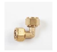 MQXFCZUX Brass Compression Elbow Pex 1216/1418/1620/2025/2632 Pipe Fitting Aluminum Pipe Fittings for Floor Heating(2632-2025 Reducer)