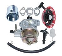 MQXFCZUX Carburetor Recoil Pull Starter Carb Gasket Compatible For GX390 13HP GX 390 Lawn Mower Engine electronic starter Fuel Filter Line MQXFCZUX