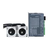 MQXFCZUX DC24V~50V 3/4A 1000PPR StepperMotor Controller 1/1.5/2/2.2/3/3.5N.m 2Phase Nema23 2-Axis ClosedLoop Stepper Electronic Starter Driver(Nema23 1.5Nm 8mm)