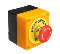 MQXFCZUX Emergency Stop Switch 2PCS LAY37-11ZS Elevator Freight Elevator Emergency Stop Button Switch Box Emergency Stop Stop