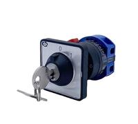 MQXFCZUX LW26-25YS3/1S Lock Key 22mm Mounting Size Power Cut-Off Anti Misoperation Change-Over Rotary Cam Switch