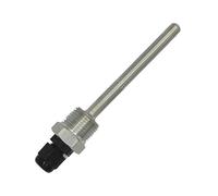 MQXFCZUX Thermowell Immersion Sleeve Pocket Stainless Steel 304 BSP 3/4" DN20 for Max 6mm for Max 8mm Wire PT100 PT1000 Pipe L30-L200mm (Color : ID6mm, Size : L 100mm)
