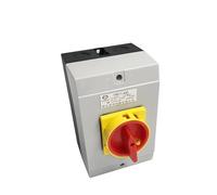 MQXFCZUX YMD11-63A Isolation Switch 3/4P Padlock on-Off 2-Position cam Conversion with Waterproof Box Shell IP65 Silver Contacts (Size : 4P)