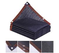 MQXYLF Filet D'ombrage Rectangulaire 4x8m Noir,90~95% Tissu D'ombre UV Protection,pour Jardin Terrasse Extérieur Patio Piscine Serres