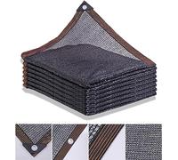 MQXYLF Filet D'ombrage Rectangulaire 6x8m Noir,50~55% Tissu D'ombre UV Protection,pour Jardin Terrasse Extérieur Patio Piscine Serres