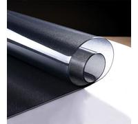 MQXYLF Nappe PVC Transparente Noir Épaisse 3mm,Film de Protection en Nappe Imperméable,différentes Tailles,Protecteur de Couverture de Table pour la Cuisine,Table À Manger,Table Basse,Rectangulaire