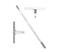 MQZHUK Kit de Nettoyage de fenêtre Raclette Extensible pour vitres de Voiture Longueur 1.2m/1.5m/2m/3m/4m/5m Manche télescopique Outils de Nettoyage de Vitres pour Fenêtres Hautes (5m)