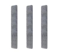 MQZHUK Rectangle Serpillères Mop Remplacement des tampons 3pcs tampons de Nettoyage en Microfibre Mop Remplacement - pour serpillères Plates, serpillères Velcro-90x10cm,Gris.