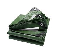 MQZHUK Verte Bâche de Protection Lourde 140g/m² 1.9x3.9m, Bâche Industrielle Résistant à la Déchirure Revêtue des Deux Côtés, Auvent et bâches Pliables Utilisation Polyvalente Extérieur