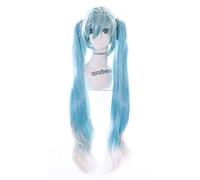 MR-659M Twin Tail Bleu Blanc 90 cm 3 pièces pour Miku Vocaloid Perruque pastel Wig Anime Manga